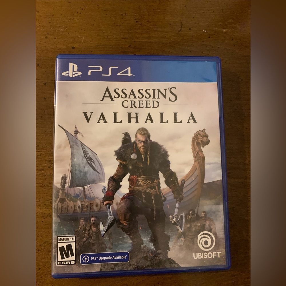 PlayStation 4 video game assassins creed Valhalla